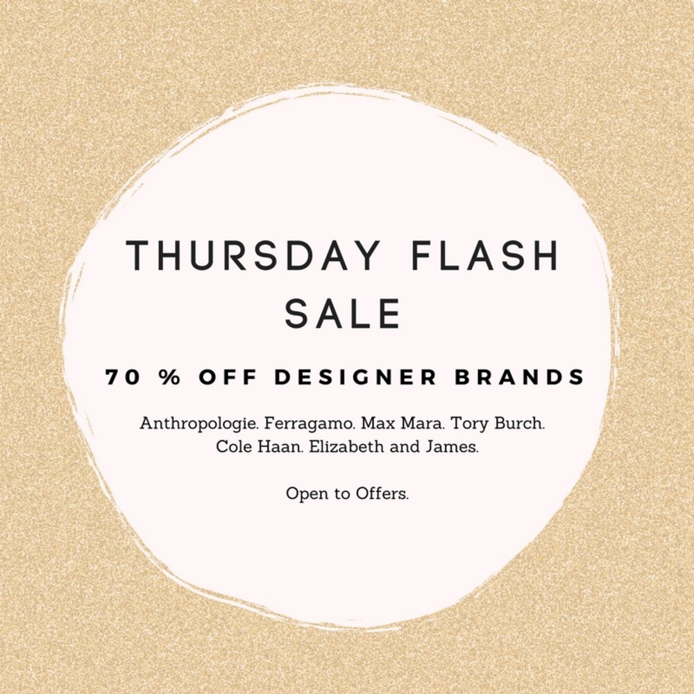 Ferragamo Tory Burch Anthropologie 70% off!
