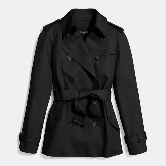 Coach Jackets & Blazers - 🎒WKND SALE🎒 Coach Black Trench Coat