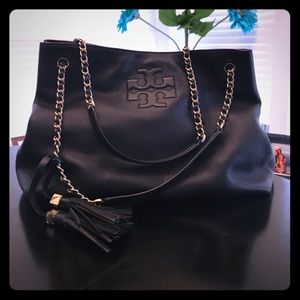Tory Burch Black Leather Purse