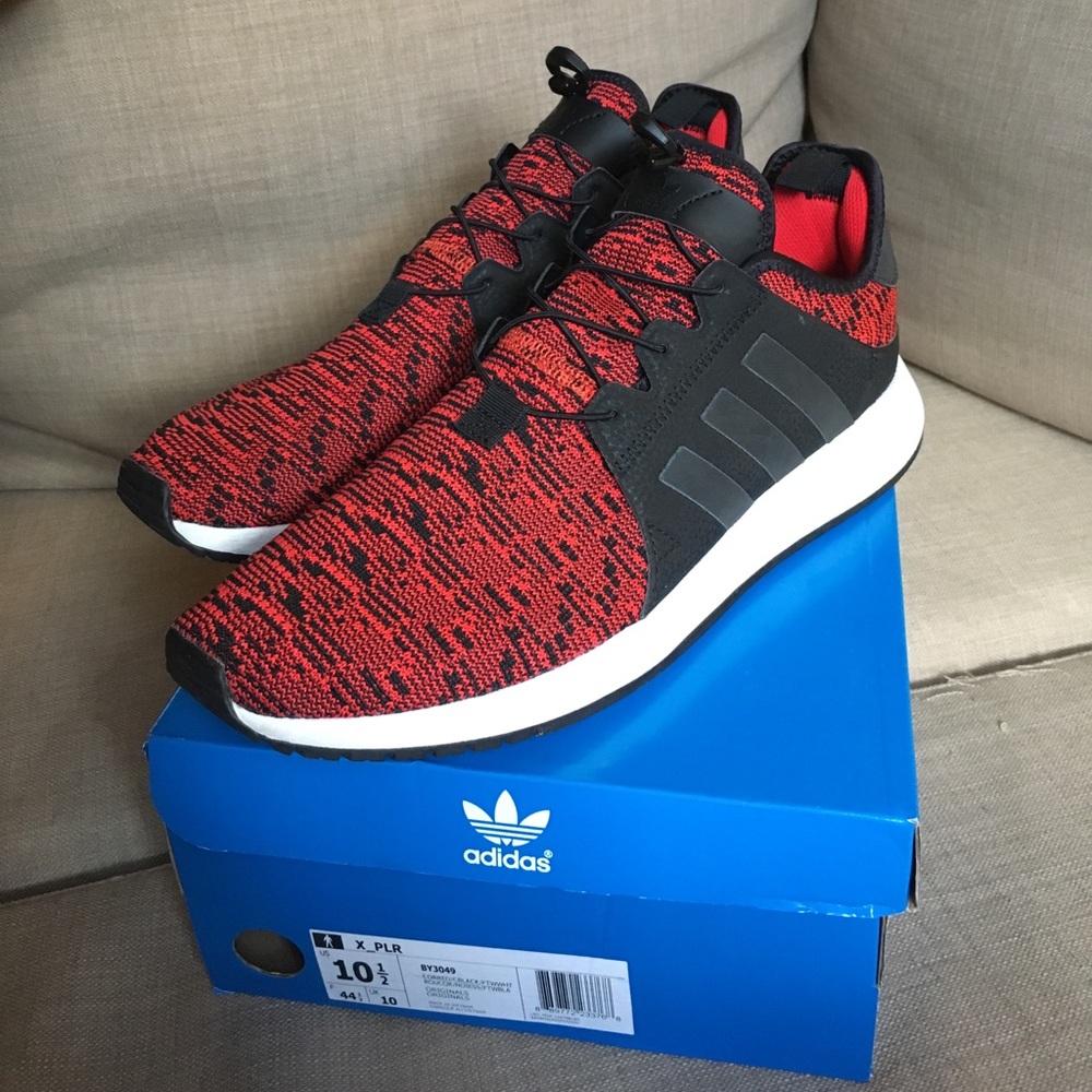Adidas X_PLR red and black