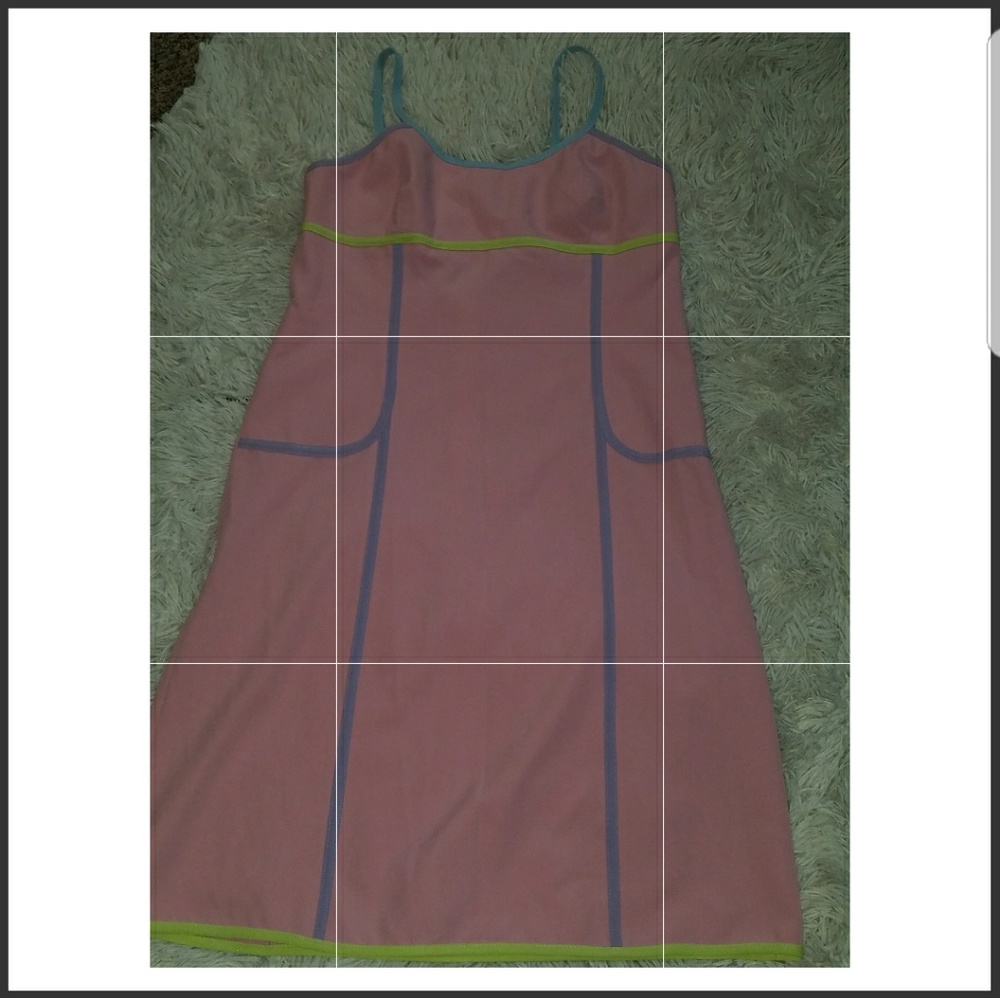PASTEL DRESS SHIFT MULTI COLOR DRESS