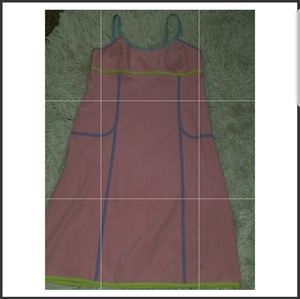 PASTEL DRESS SHIFT MULTI COLOR DRESS