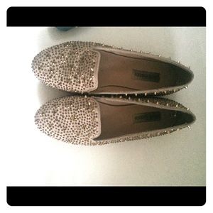 Steve Madden studded flats. Lightly used