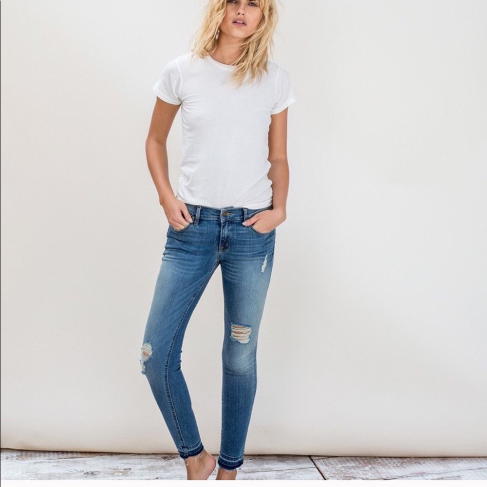 Denim skinny