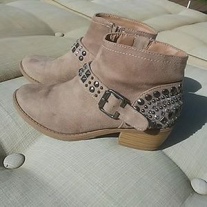 Suede booties