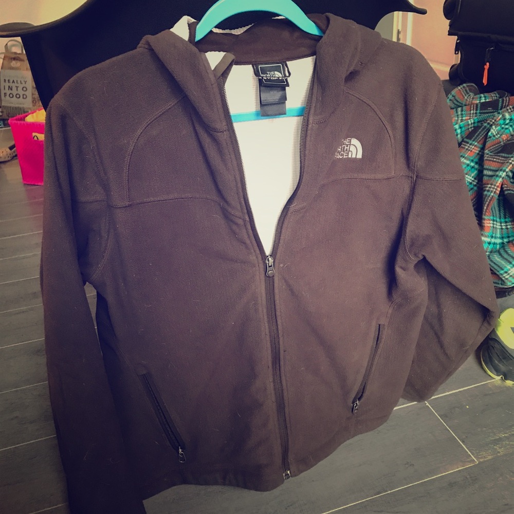 Medium north face zip up hoodie