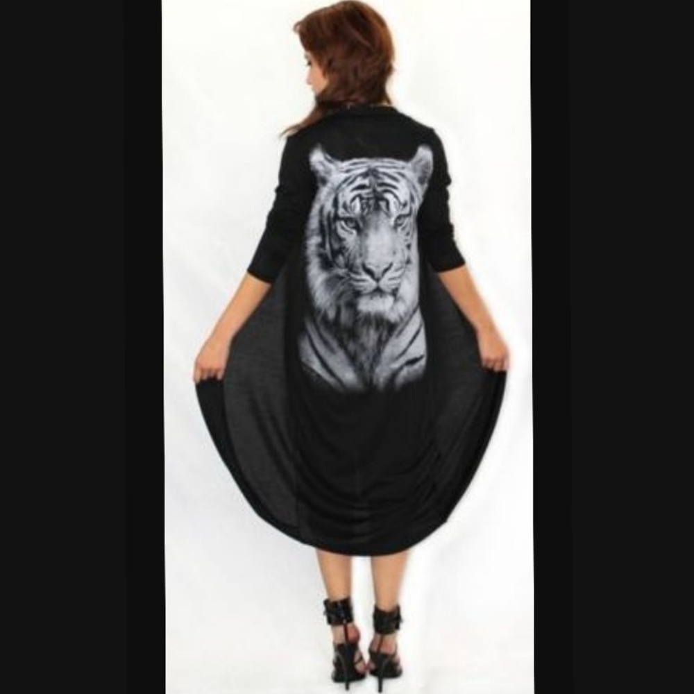 Black & White Tiger Cardigan