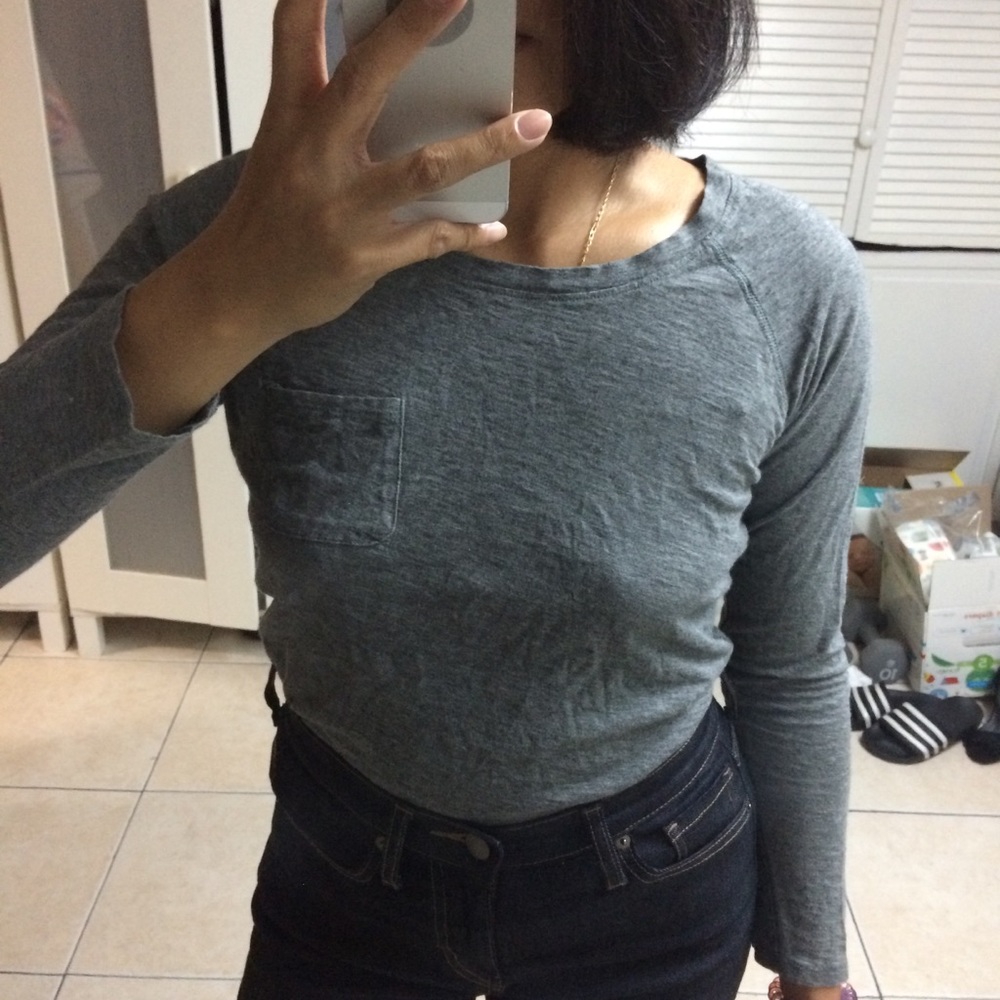 Express pocket long sleeve grey XS