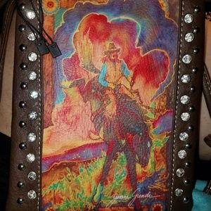AMERICAN BLING WESTERN CROSS BODY PURSE