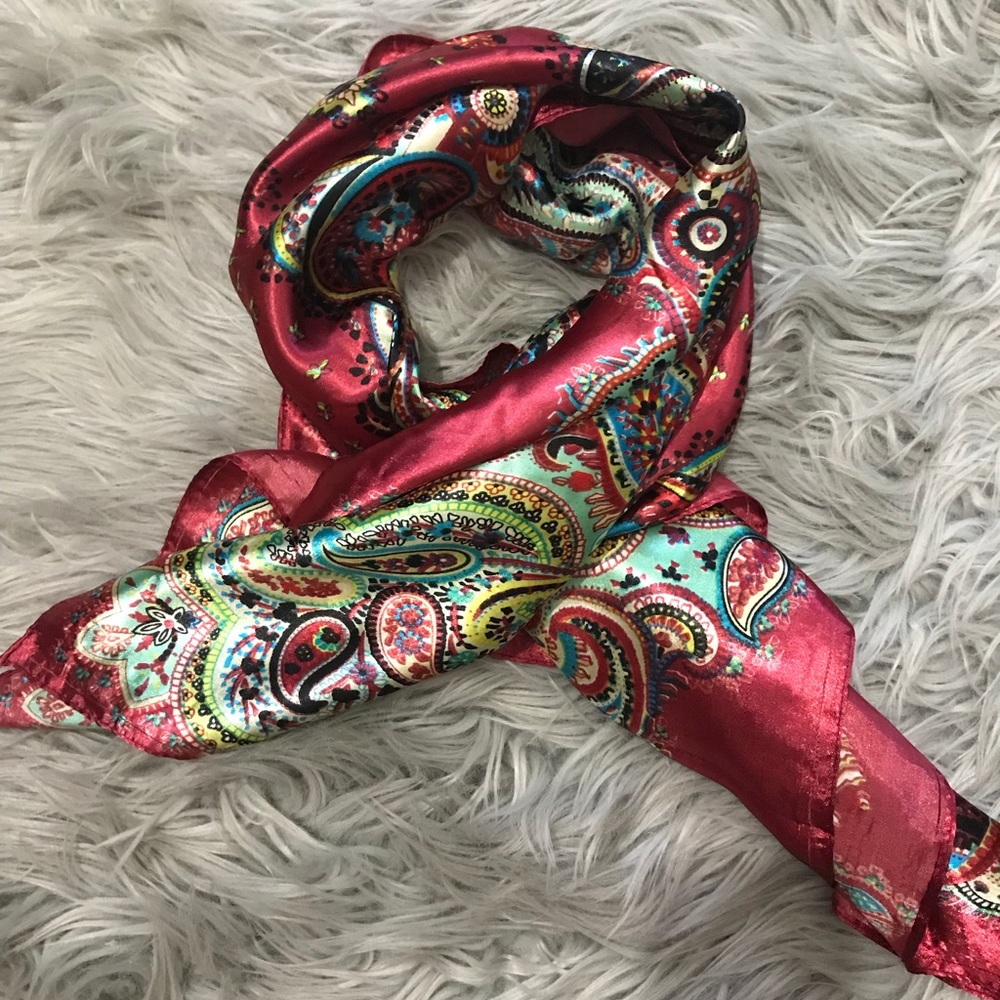 Silk scarf size 35x35