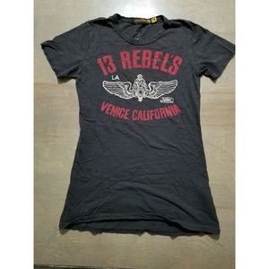 Discontinued Johnson Motor tee from Lucky Brand