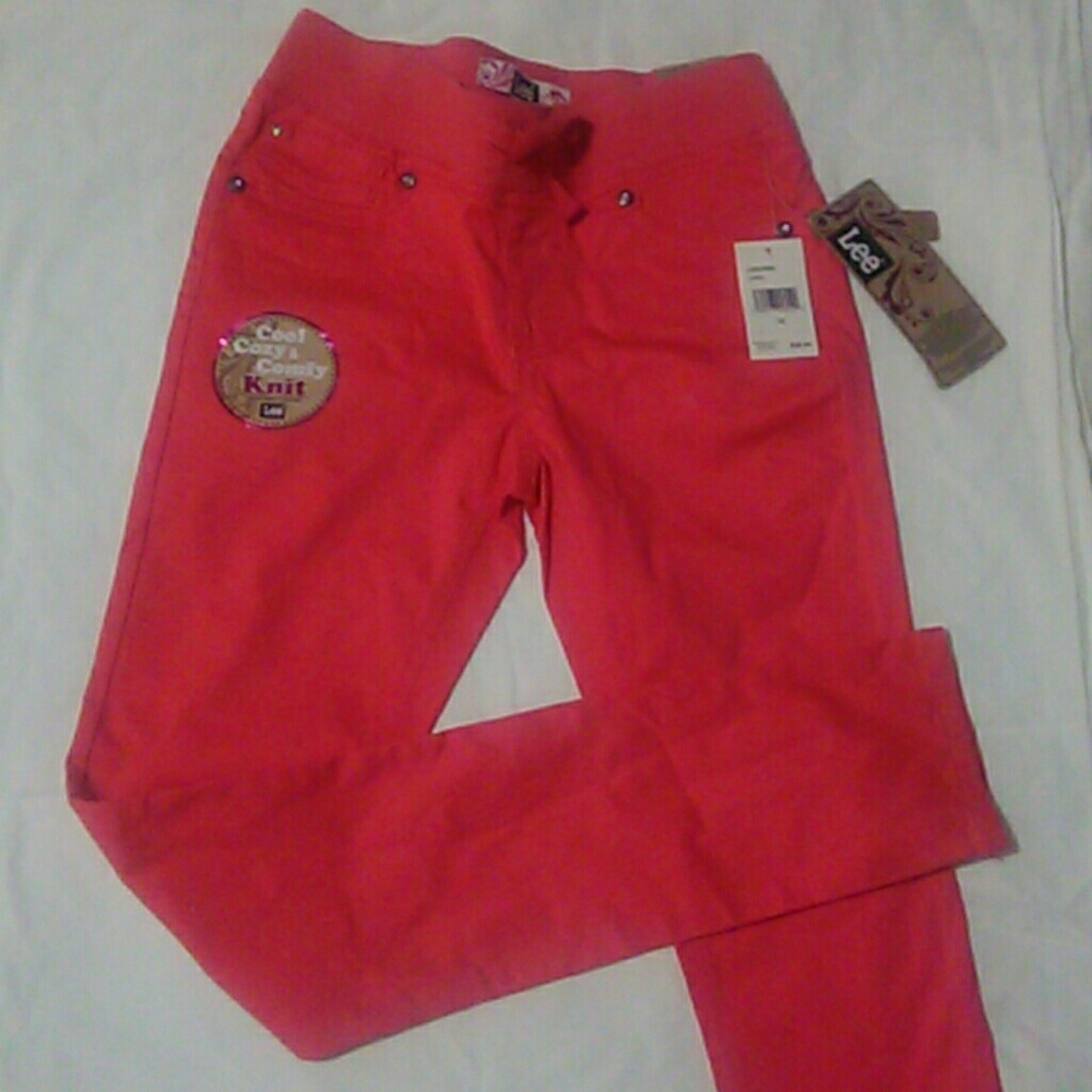 Girls pink Lee pants