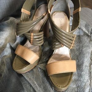 CK sandals high heels size 6