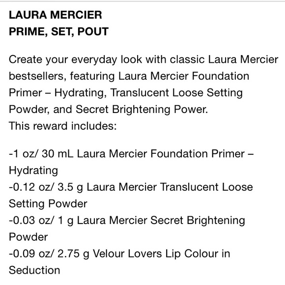 LAURA MERCIER PRIME, SET, POUT | 500 Point Reward - Picture 6 of 7