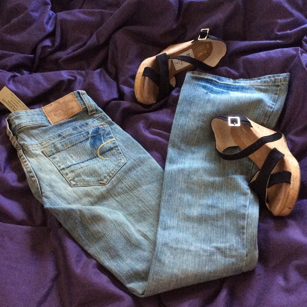 Brands new American eagle artist fit stretch jeans