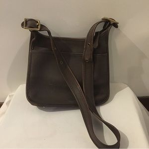 Vintage Coach Brown Leather Bag
