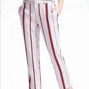 Avery striped trousers
