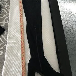 Jeffrey Campbell over the knee suede boot