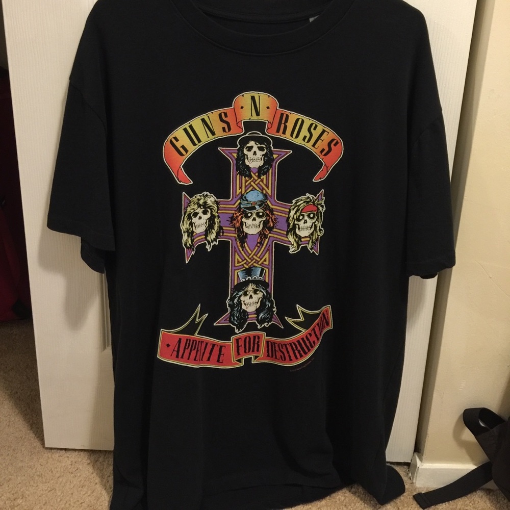 Fear of god pacsunt shirt gun n roses