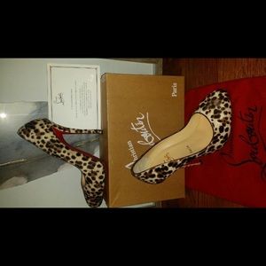 Authentic Christian Louboutin PonyHair Heels