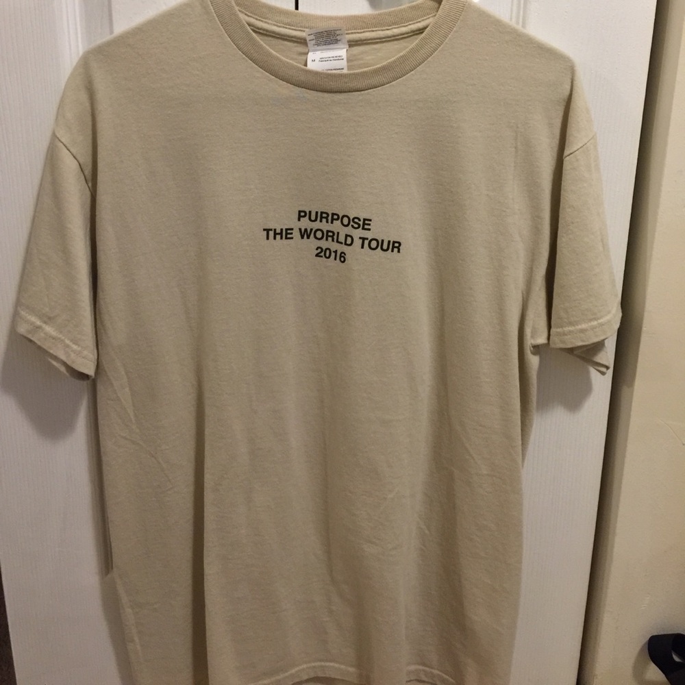 Justin bieber purpose tour merch