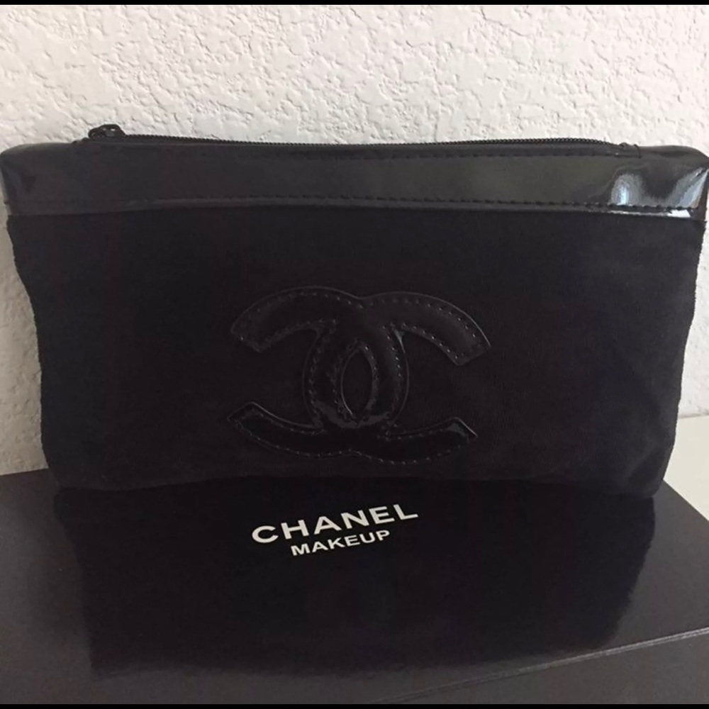 Chanel makeup bag