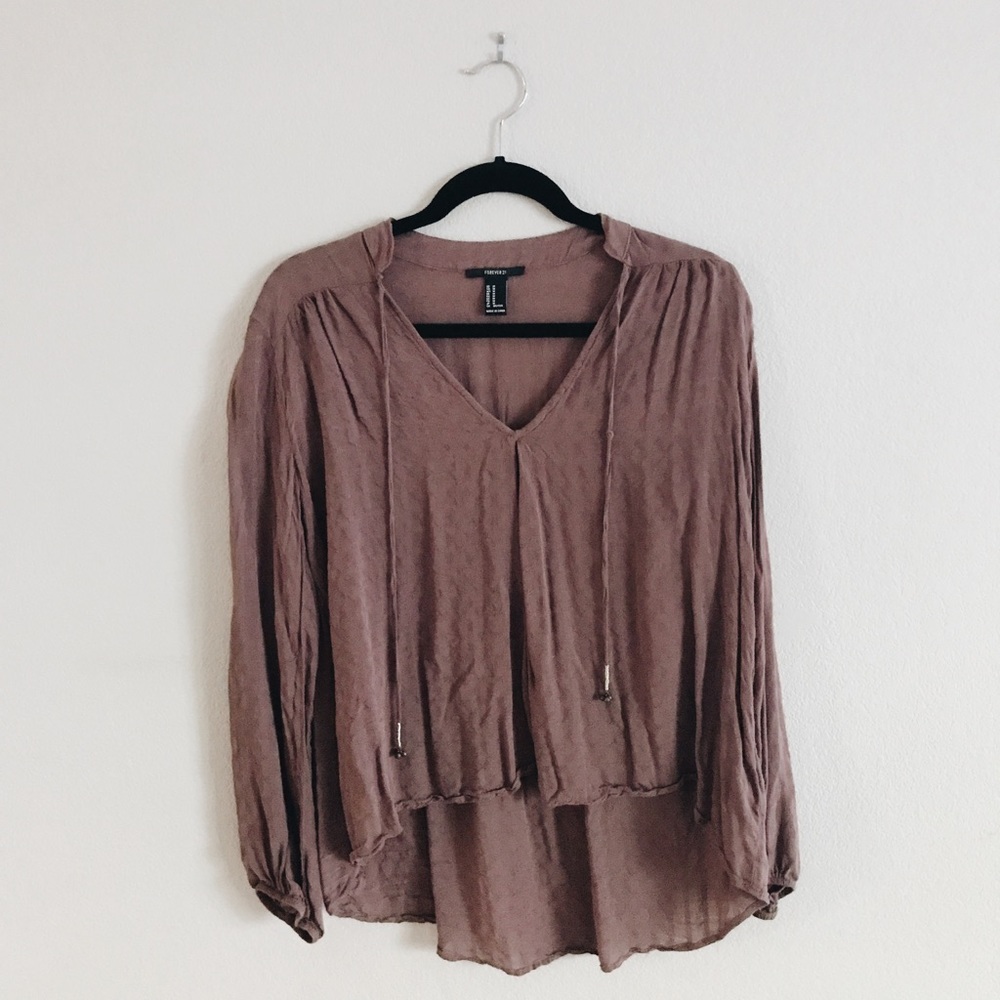 Blush blouse