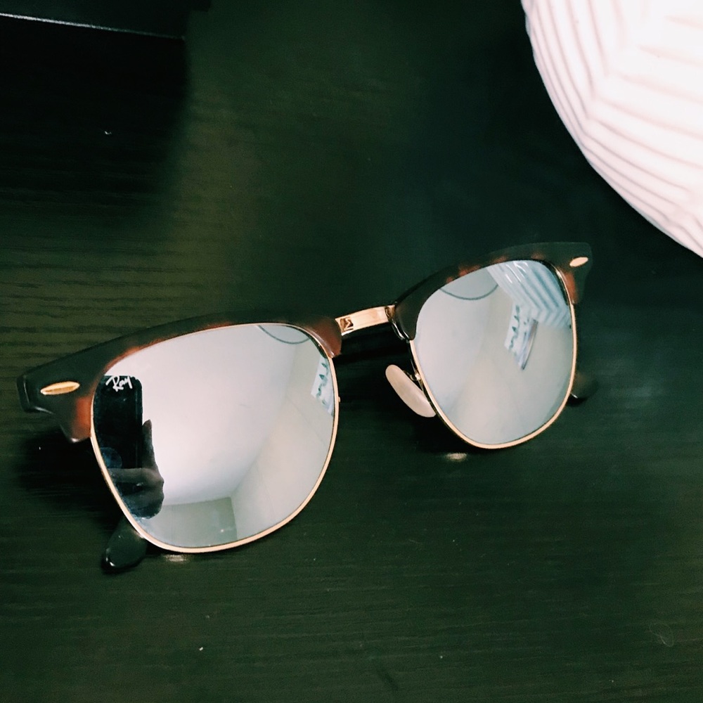Ray Ban ClubMasters w/ mirror lens