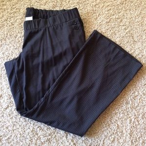 Motherhood Maternity XL Black Striped Pants