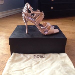 Never worn Badgley Mischka heels - Rose