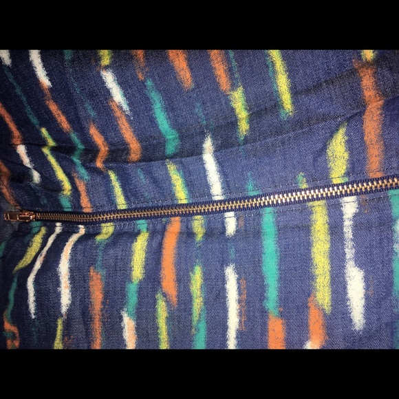 Multi colored denim top - Picture 3 of 4