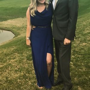 BCBG Max Azria Cowl Neck Sydney Gown