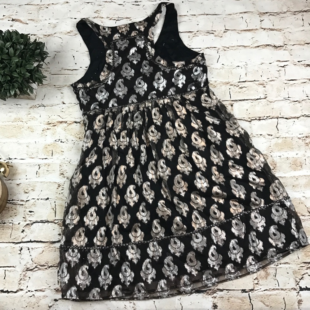 Free People Summer Dress Metallic Racerback - Picture 6 of 8