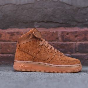 Nike Women's Air Force 1 Hi Suede