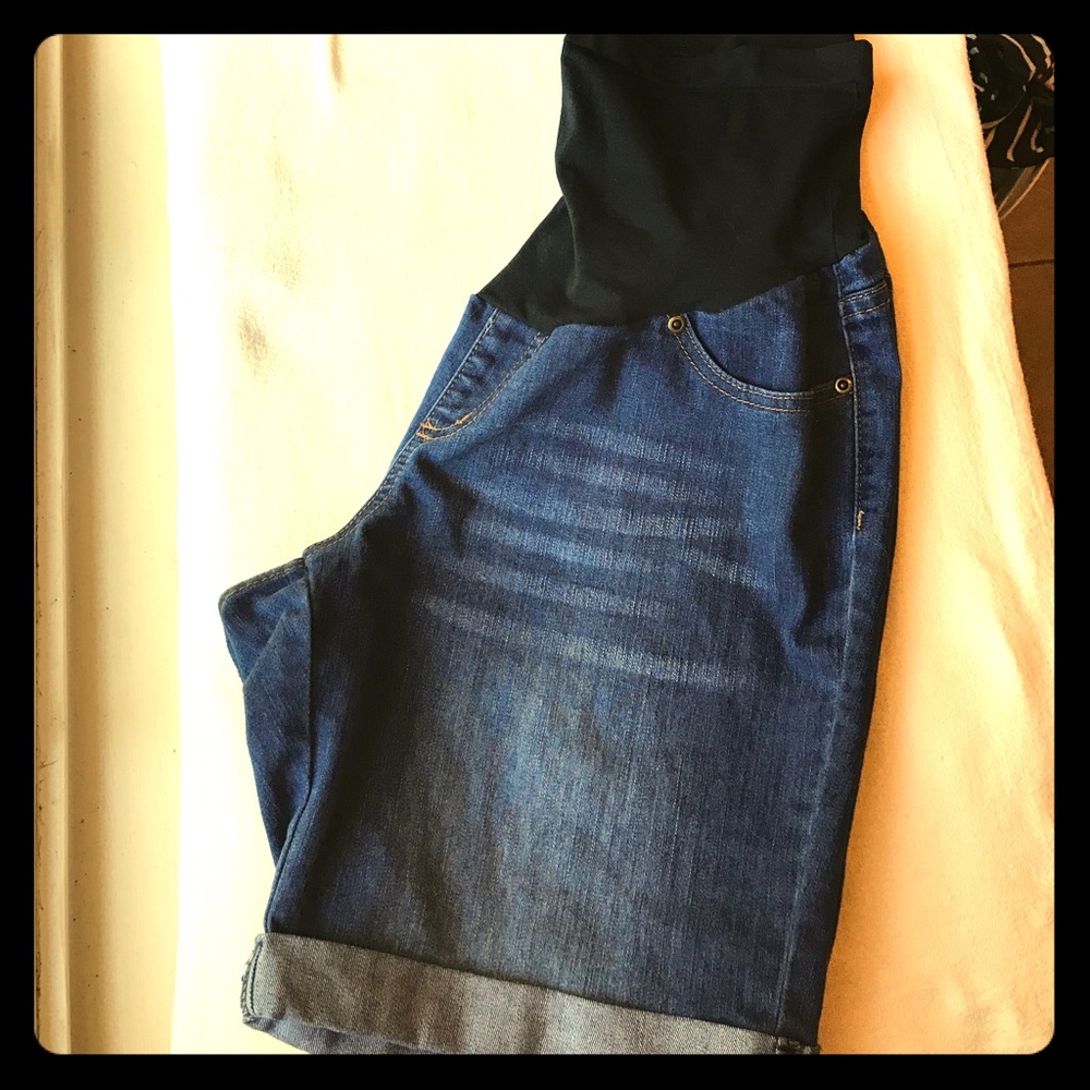Maternity Jean shorts