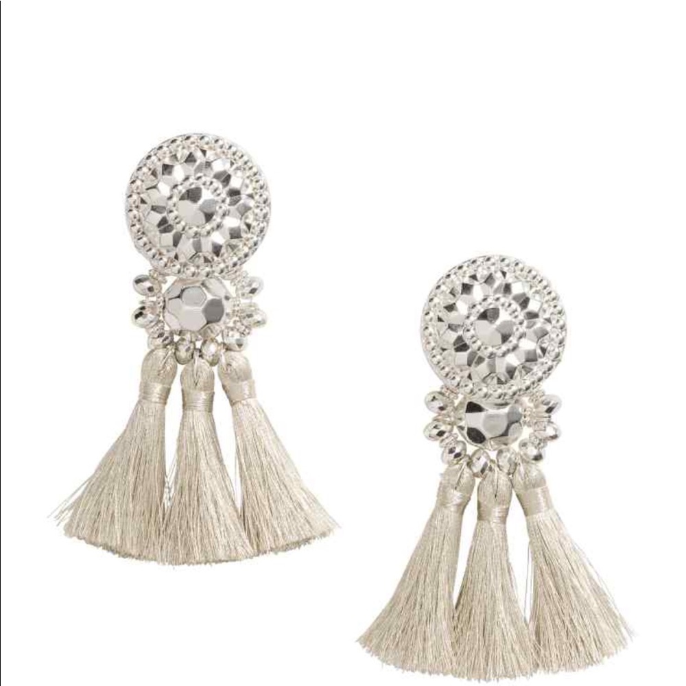 H&M Silver Tassel Earrings! Brandnew