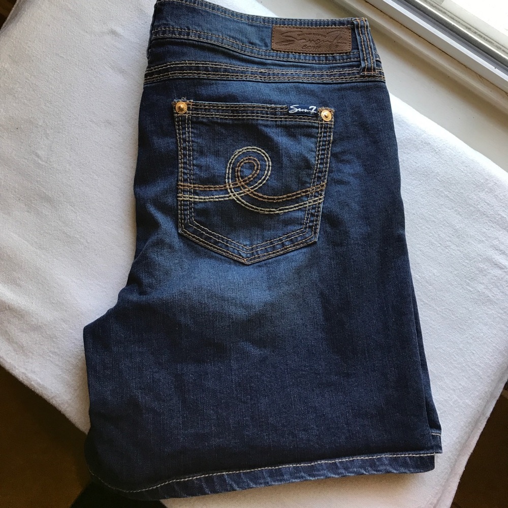 Denim shorts