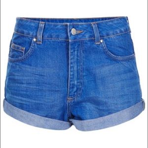 ✨Topshop MOTO High-Waisted Denim Shorts