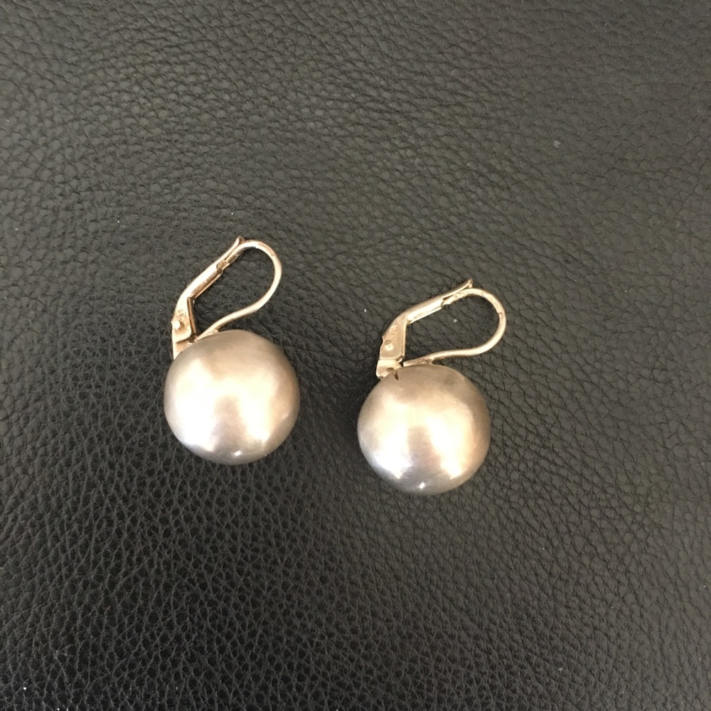 Sterling Ball Earring