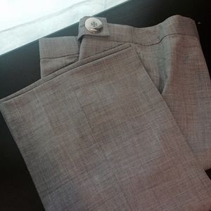 SZ 8 Tory Burch Grey Straight Leg Dress Pants