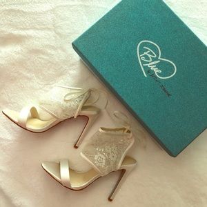 Betsey Johnson Blue Bridal Heels