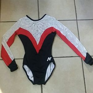 Unique Alpha Factor Vintage Lycra Gymnast Leotard