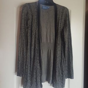 Beautiful black and grey cardigan