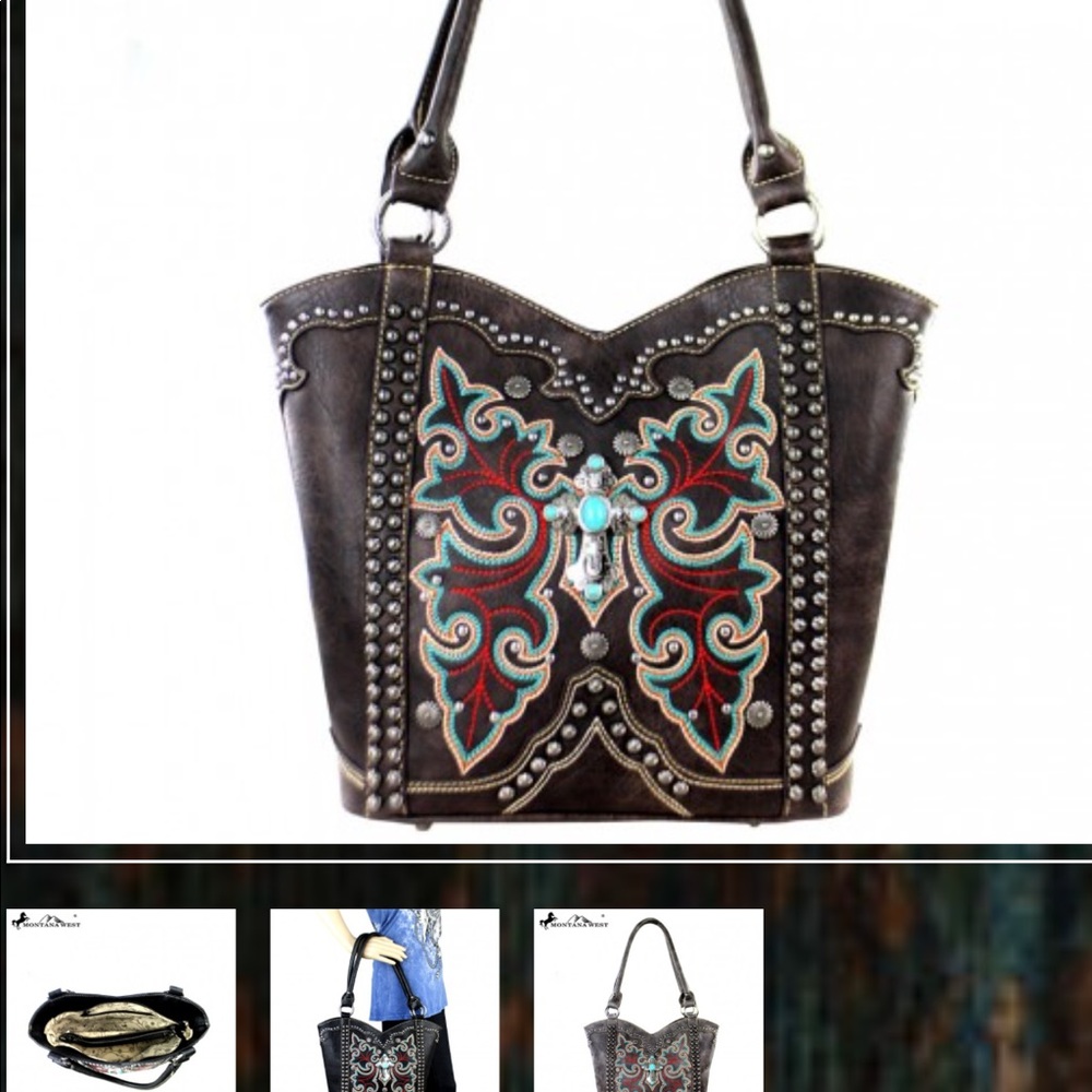 Leather wallet and purse combo