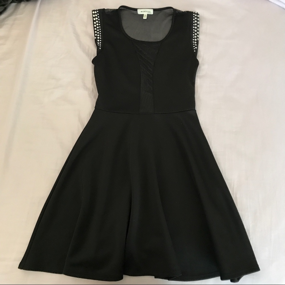 Black skater dress