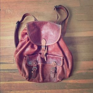 Vintage 100% Leather Bag
