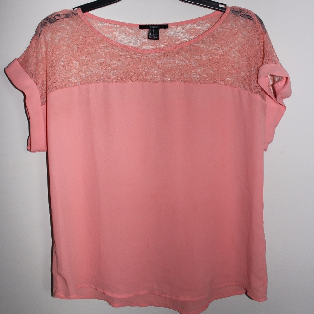 Forever 21 Coral Blouse