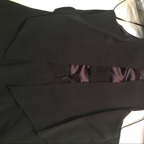 JAY GODFREY Charles High Slit Midi Dress 💙 NWT 💙 Navy, size 8 - Picture 8 of 8