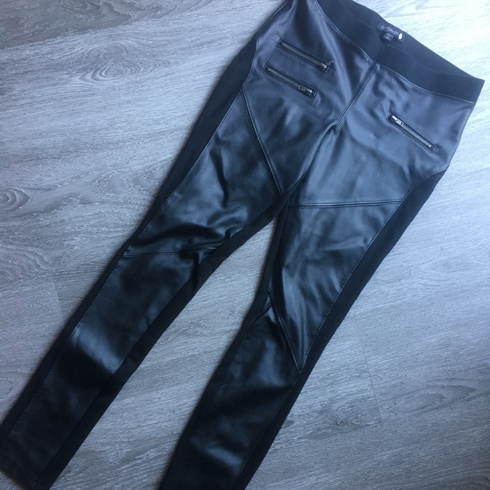 Black Leather Pants