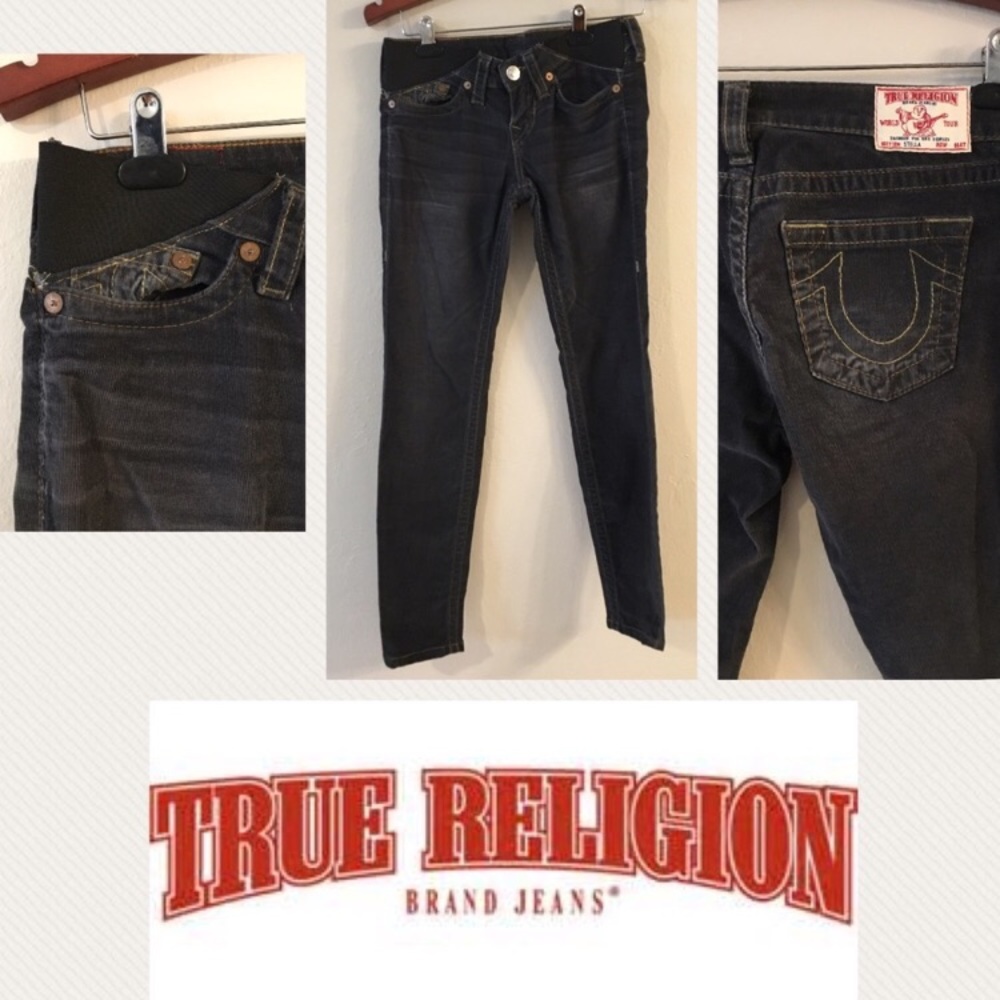 True Religion Corduroys - Maternity! EUC